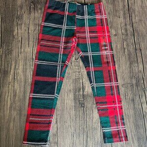 Epic Threads Plaid Leggings Girls 41-44'' 37-42 Lbs Size 5